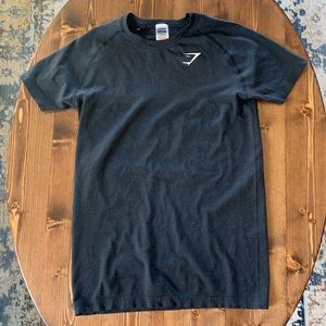 Black Gymshark Seamless Men’s Shirt